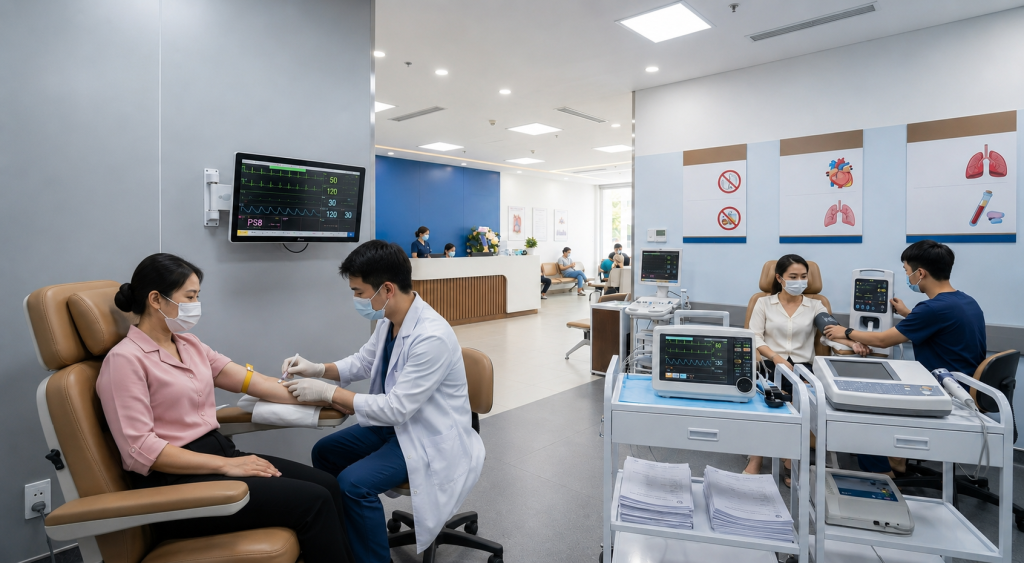 Kiểm tra sức khỏe tiền phẫu