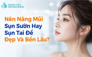 Nên nâng mũi sụn sườn hay sụn tai để đẹp và bền lâu?